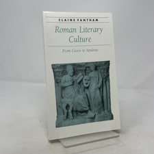 Roman Literary Culture by Elaine Fantham PB First Thus  Like New 1999