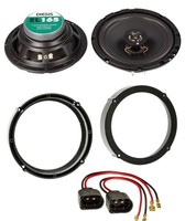ACV 16,5Cm 100Watt 2-Wege Lautsprecher FüR VW New Beetle Touran TüR Front Heck A