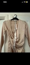 Silk Dress Elegant House of CB London Quality Wedding Cocktail  Cruise RRP£110 