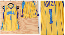 New Orleans Hornet Trevor Ariza #1 Autographed Jersey / Shorts 2pc Set YOUTH XL