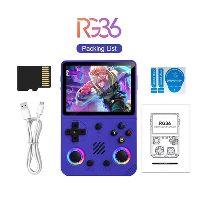 RG36 PRO 3.5" IPS Screen Open Source Retro Classic Handheld Video Game From USA