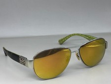 Coach Sunglasses FRAME HC 7009Q Silver Metal Aviator w/ Tortoise Green 58-13-135