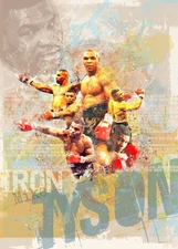 Mike Tyson Vintage Boxing Photo - Iron Mike Collectible - 11x14 Glossy Photo