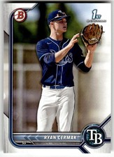 2022 Bowman Draft #BD-81 Ryan Cermak 1st Tampa Bay Rays Baseball