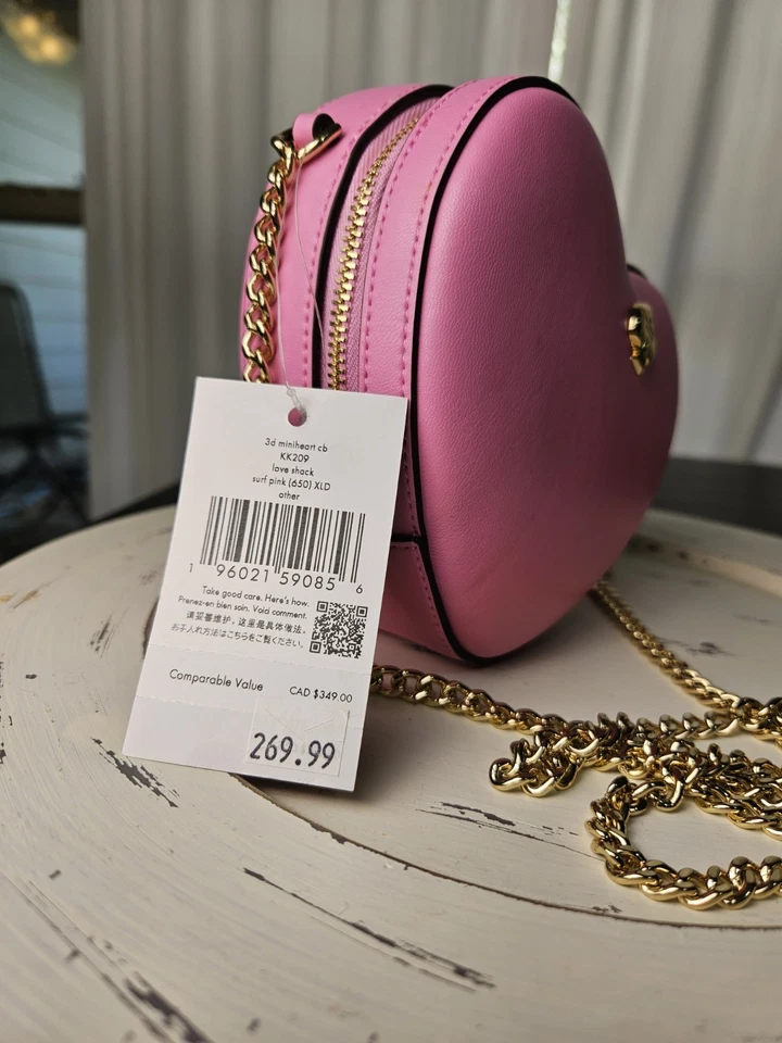 NWT Kate Spade Love Shack Small Heart Crossbody Bag .  $270 Retail. - Image 2 of 4