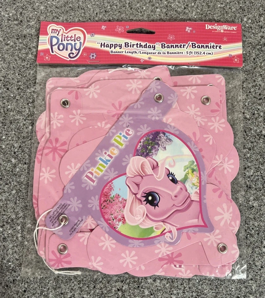 My Little Pony 2003 Fiesta - Bolsas de botín, servilletas, cubierta de mesa pancarta nueva en paquete Foto 3 de 4