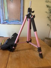 Adjustable Wig Stand Tripod for Mannequin Head - Heavy Duty, 63 Inches Pink