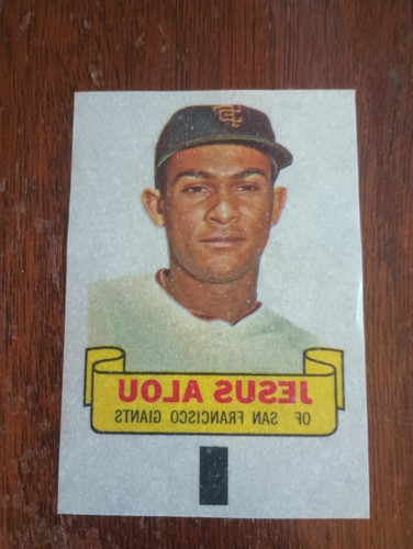 Jesus Alou 1966 Topps Rub Offs card