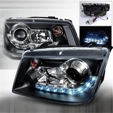 Spec-D Tuning LHP-JET99JM-8-TM R8 Style Halo LED Projector Headlight for 99 t...