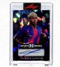 2026 Leaf Sports Heroes Lamine Yamal 1/1 Blue Ice Auto Autograph Card