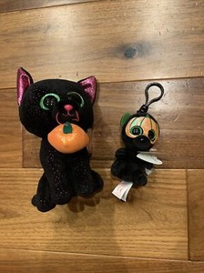NWT Ty Halloween Beanie Boos Potion The Cat and Spirit Bear Clip On ï¸ Lot of 2 | eBay