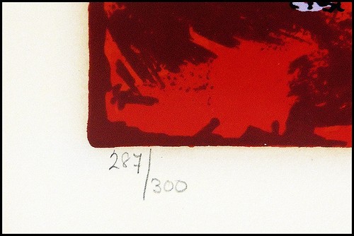 LeRoy Neiman Original Color Serigraph Hand Signed Red Corrida Matador Sports Art - Picture 5 of 5
