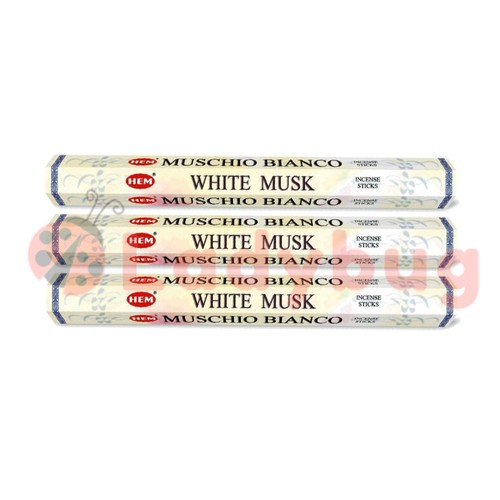 HEM HEXA INCENSE Sticks WHITE MUSK Scents Meditation Aroma Fragrance - Picture 2 of 7
