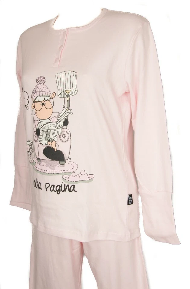 Pijama mujer manga larga HAPPY PEOPLE Artículo 3929