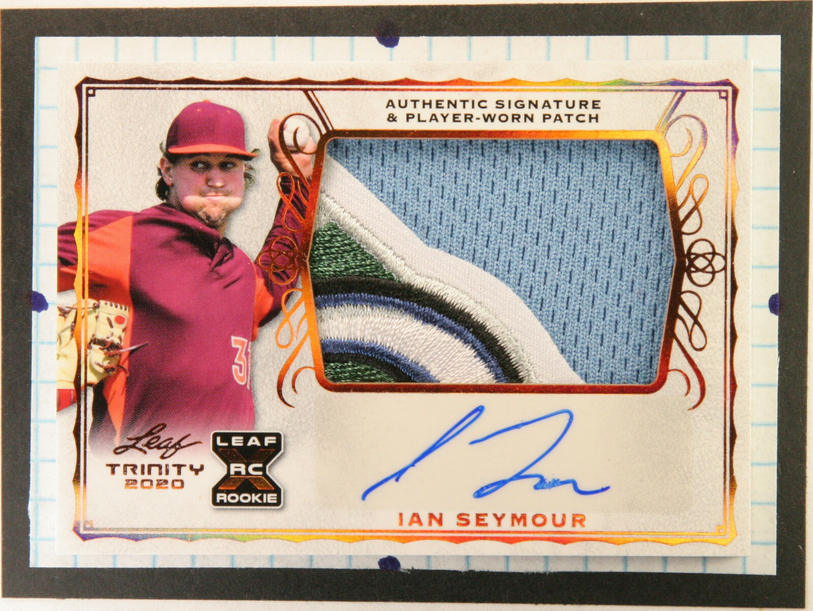 Is1 Patch 2020 Leaf Trinity - Patch Autograph Ian Seymour #PA-IS1 (AU, MEM, RC ...