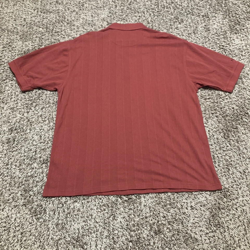 Polo de golf vintage Ping para hombre talla XL salmón oscuro Foto 2 de 4