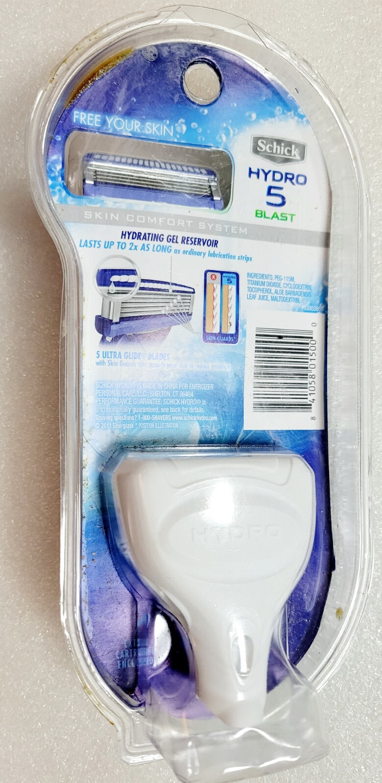 Schick Hydro 5 Blast Razor Cartridge Refill Shaver Handle
