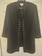 John Meyer of Norwich Size 22W Embellished Formal Jacket