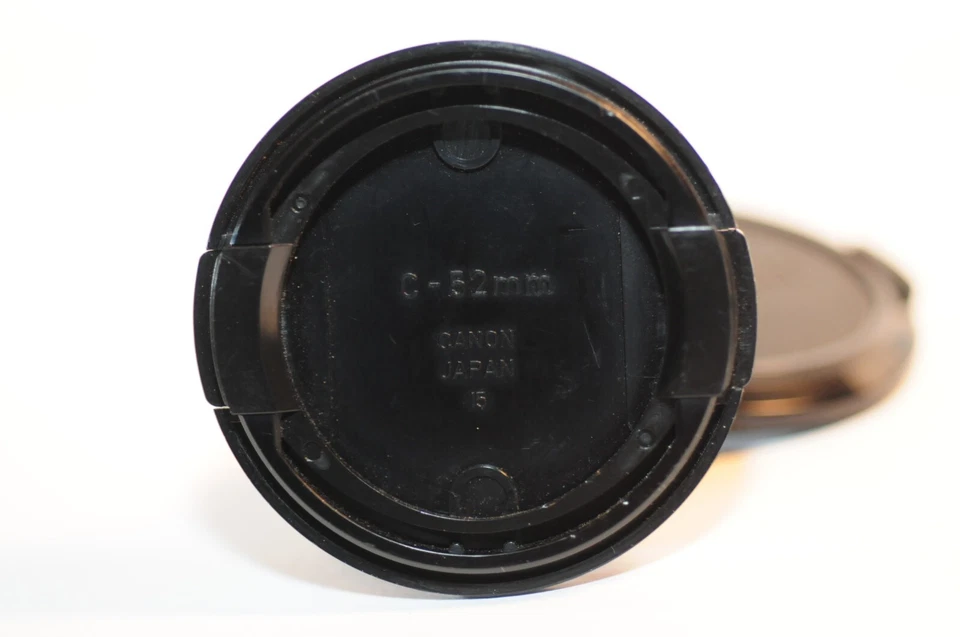 Canon FD C-52 52mm front lens cap vintage from 80's for FD 50mm f/1.2 L 28mm f/2 - Image 2 of 3