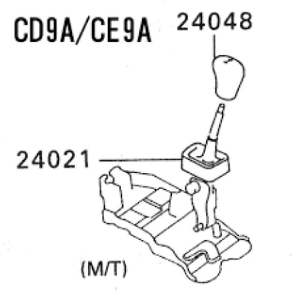 Genuine MITSUBISHI OEM LANCER EVO5 EVO6 Shift Knob Blue Stitch MR657014 Foto 4 de 4