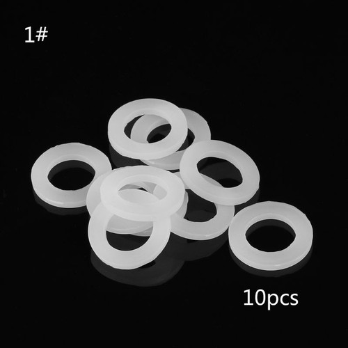 10pcs Bellows Pipe Seal Rings Hose Washers Water Silicone Gasket 1/2" 3/4" 1" - Photo 2/11
