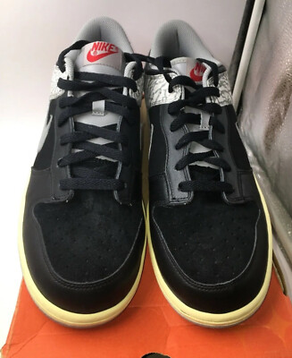 Nike Dunk Low CL Jordan pack Black Cement retro 3 size 10 | eBay