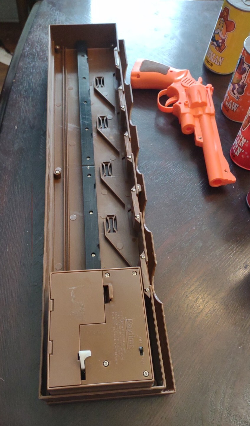 Tyco Playtime 90s Tin Can Alley Electronic Target Game Tested eBay