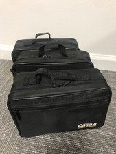 1 Case It 16 Capacity Cassette Tape Holder Carrier Storage Black