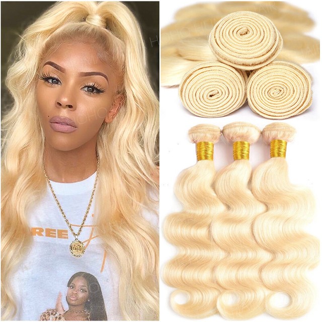 Weft 100 Virgin Human Hair Extensions 3+1Bundles Closure Weave