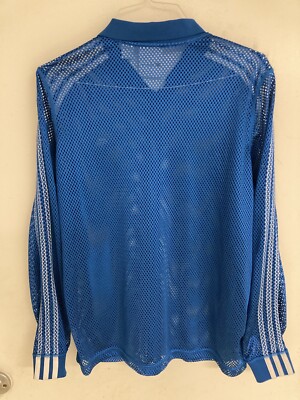 トップス adidas Alexander Wang Mesh LS Polo Adidas Originals by Alexander Wang Long Sleeve Mesh Polo
