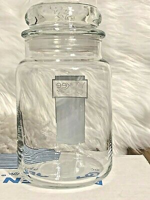 YANKEE CANDLE LARGE GLASS 22 oz JAR with LID EMPTY SANITIZED AND 