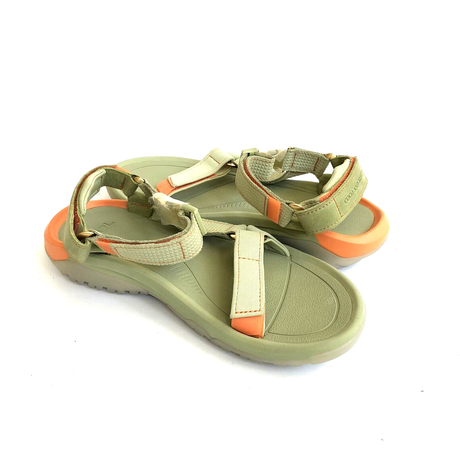 TEVA X COCO AND BREEZY HURRICANE XLT 2 GREEN SANDALS MEN US 11 / WOMEN 13 image 2