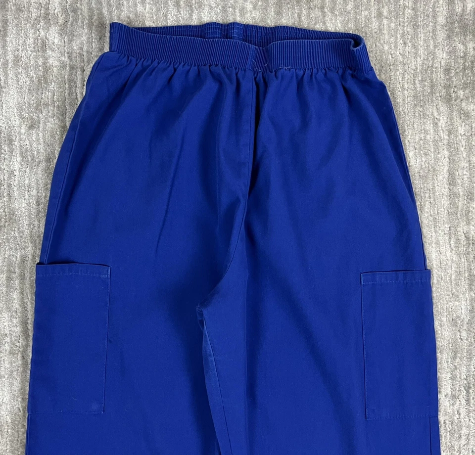 Pantalones Exfoliantes White Swan Fundamentals Medianos Azul Cintura Elástica Bolsillos para Piernas Foto 2 de 4