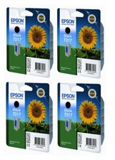 4 x originali Epson T017 nero Stylus Color 680 685 - o.V. 