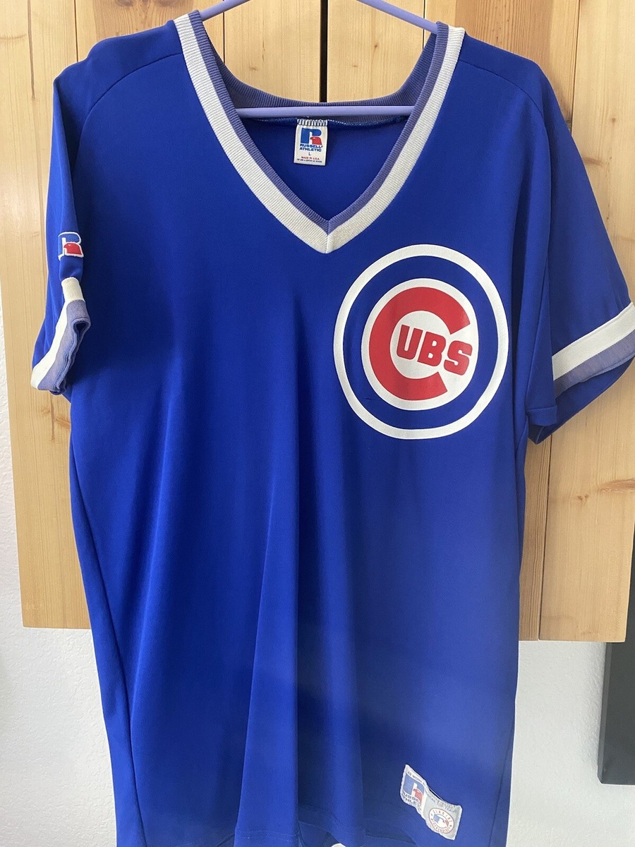 Cubs Baseball Jerseys Chicago Cubs V Neck Jersey Rare Vintage
