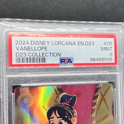 Disney D23 Promo Lorcana Vanellope Von Schweetz PSA 9 NM Enchanted