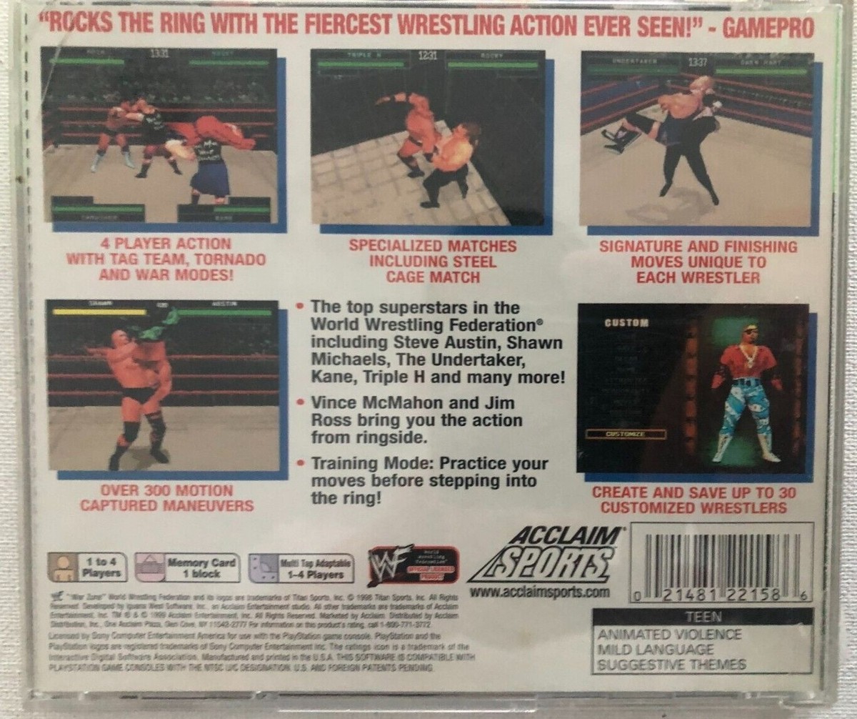 WWF War Zone (Stone Cold Steve Austin) Greatest Hits Sony