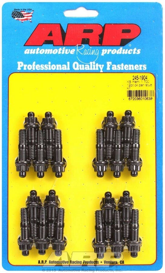 ARP Header Stud Kit - 6pt 3/8 KB Hemi ARP Header Stud Kit - 6pt 3/8 KB Hemi