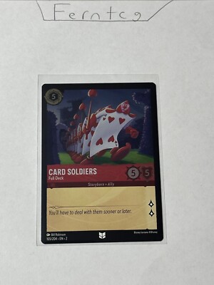 card soldiers lorcana Amazon.com: Ravensburger Disney Lorcana TCG Card Sleeves Featuring Mulan –  Soldier in Training by Michael Cookie Niewiadomy | 65 Protective Sleeves  for TCG Decks