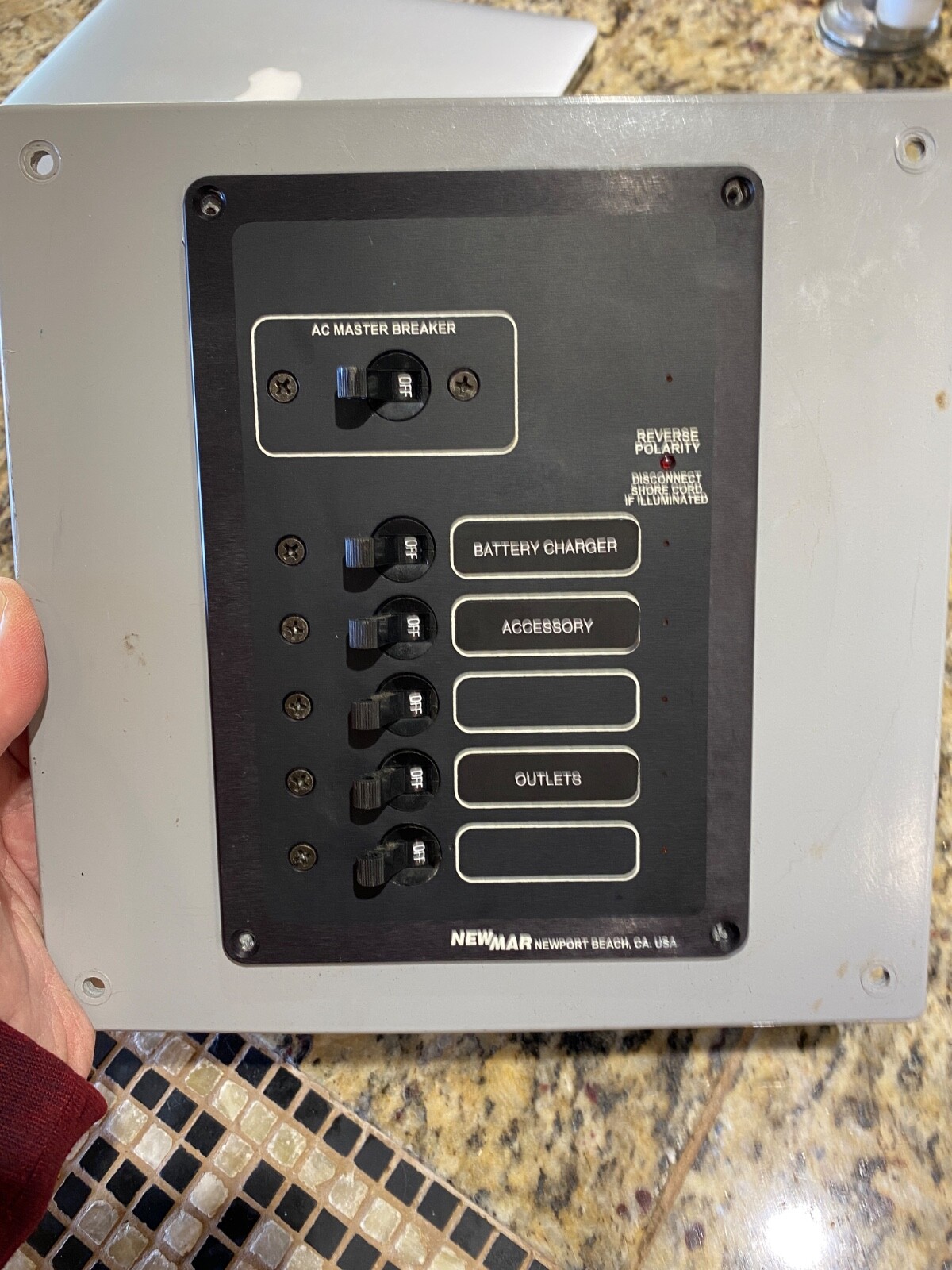 NEWMAR AC-IX ELECTRIC PANEL FOR BOAT, RV, OR TINY HOUSE