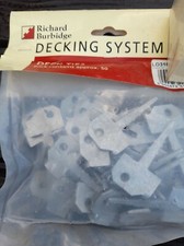 Richard Burbidge Decking System  50 galvanised deck ties New in Sealed Bag