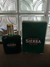 SIERRA BY COTY COLOGNE SPLASH PERFUME FOR MEN VTG 4.4 OZ NEW IN BOX.