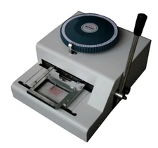 Dog Tag Embosser Machine 52 Characters Dog Steel Card Embossing Stamping Machine