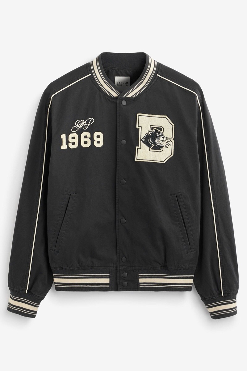 Gap x The Brooklyn Circus Varsity Jacket Adult XL Black BKC Gap x The Brooklyn Circus Varsity Jacket Adult XL Black BKC
