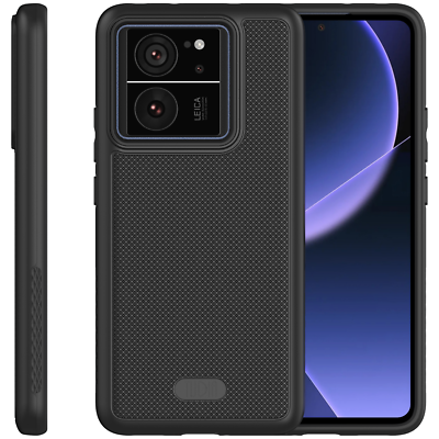 LYZXMY Case For Xiaomi 13T/13T Pro 5G Black With Ring Stand Case + 2 X
