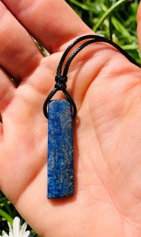 Buy Lapis Lazuli Necklace for Women, Lapis Lazuli Pendant, Macrame Necklace  for Men, Lapis Lazuli Macrame Necklace Women, Surfer Necklace Men, Online  in India - Etsy