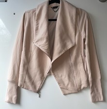 H By Halston French Terry Knit Moto Flyaway Jacket