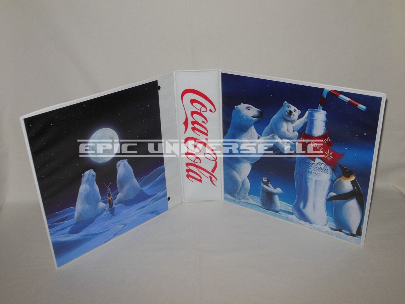 Custom Made 3 Inch Coca-Cola Collector's Binder Graphic Inserts