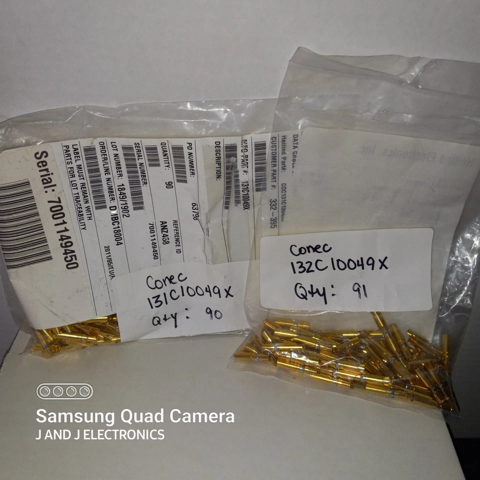 CONEC 132C10049X  FEMALE LOT OF 91 AND CONEC 131C10049X MALE LOT OF 90 NEW - Image 2 of 4