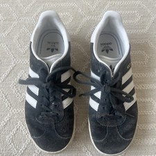 ADIDAS GAZELLE DARK GREY KIDS SIZE 3